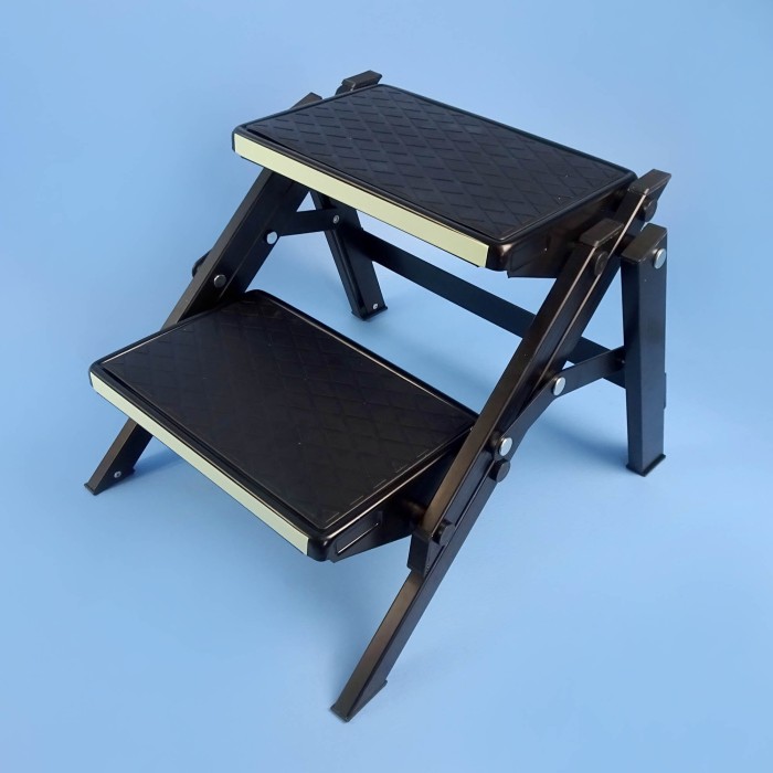 Vendite Lando Sport -Vendite Lando Sport a Supex Folding Double Step Black Aluminium caravansplusl