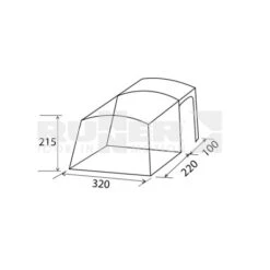 Tenda Brunner Trails LC 16 Tenda Brunner Trails LC -Vendite Lando Sport air tech trails lc minibus 2 archi indipendente struttura pneumatica 0102984N 6