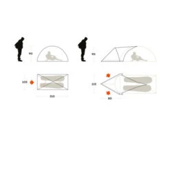 Ferrino Abside Extreme 2 Apsis -Vendite Lando Sport apside extreme 2 per tenda aumenta spazio comfort esterno tirantatura multipla tenda alta quota 3