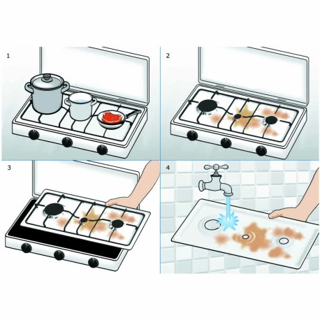 Parker® Fornello Parker A Gas 3F Inox 6 Parker® Fornello Parker A Gas 3F Inox - immagine 4