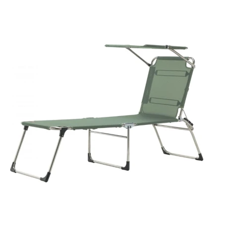 Lettino Fiam Amigo H.40 C/parasole Verde 3 Lettino Fiam Amigo H.40 C/parasole Verde