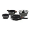 Set Pentole Beaver Brand Artepetra Cook 24 -Vendite Lando Sport set di pentole beaver brand artepetra 24 alluminio purissimo antiaderente petra coating cottura induzione forno