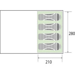 Tenda Brunner Pure 4 -Vendite Lando Sport tenda brunner pure 4 posti gonfiabile policotone airtube zanzariera ventilazione famiglia 0102972N 3