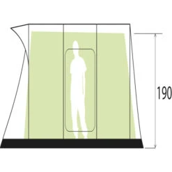 Tenda Brunner Bullet 5 -Vendite Lando Sport tenda bullet brunner 5 posti poliestere gonfiabile 3 archi catino integrato 0102987N 7