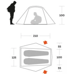 Tenda Ferrino Blow 2 13 Tenda Ferrino Blow 2 -Vendite Lando Sport tenda ferrino blow 2 posti ultra leggera compatta sacca impermeabile trekking ciclismo 5