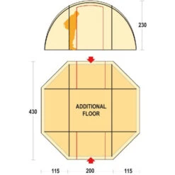 Tenda Ferrino Campo Base -Vendite Lando Sport tenda ferrino campo base versatile spedizione logistica pernottamento 90130LAA 3