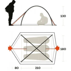 Tenda Ferrino Kalahari 3 -Vendite Lando Sport tenda ferrino kalahari 3 due ingressi areata comoda 92047MBB 3