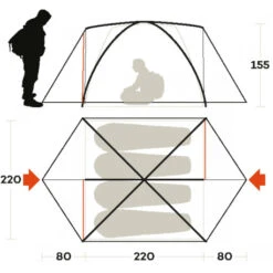 Tenda Ferrino Lhotse 4 -Vendite Lando Sport tenda ferrino lhotse 4 quattro stagioni campo base isolamento termico aereazione comfort robustezza 99069LAAFR 3