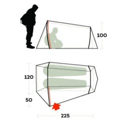 Tenda Ferrino Lightent 2 PRO 16 Tenda Ferrino Lightent 2 PRO -Vendite Lando Sport tenda ferrino lightent 2 pro lite compatta camera interna riparo hiker biker 92171LOOFR 5