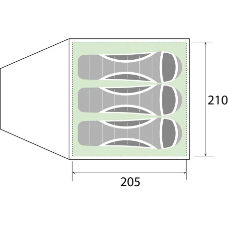 Tenda Brunner Globo 3 6 Tenda Brunner Globo 3 - immagine 4