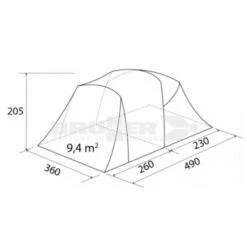 Tenda Brunner Kalinda 5 14 Tenda Brunner Kalinda 5 -Vendite Lando Sport tenda kalinda 5 posti brunner poaleria vetroresina 5