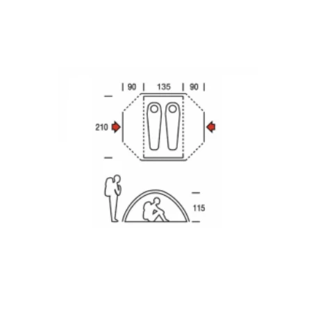 Ferrino 9SFCM Mimetico Vegetato Italiano – Tenda Tattica Biposto Reggimento Col Moschin 5 Ferrino 9SFCM Mimetico Vegetato Italiano – Tenda Tattica Biposto Reggimento Col Moschin - immagine 3