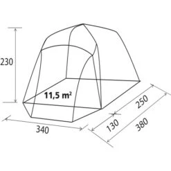Tenda Brunner Trouper XL 6 Tenda Brunner Trouper XL -Vendite Lando Sport tenda trouper xl brunner veloce viaggio itinerante pneumatica minibus campeggio 0102977N 1