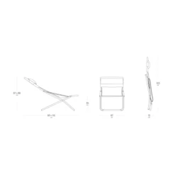 Sedia A Sdraio Lafuma Tube Titane Moss 10 Sedia A Sdraio Lafuma Tube Titane Moss -Vendite Lando Sport trabsabed tube itane moss lettino prendisole giardino outdoore alluminio regolabile largo comfort compatto 3